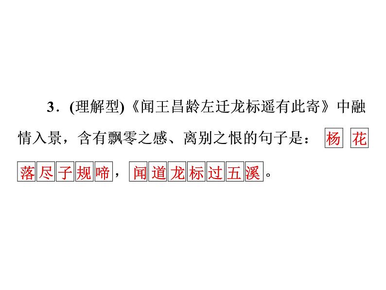 古诗词名句默写（七年级上、下册）（共35张PPT）07