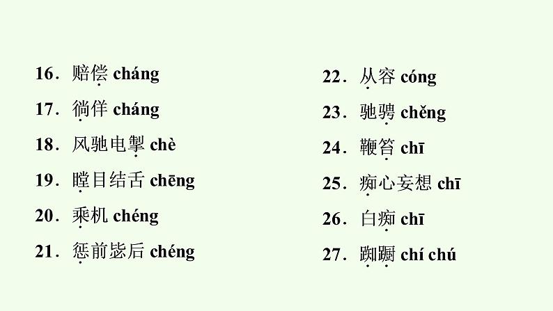 易读错字词集锦 课件（52张PPT）第6页