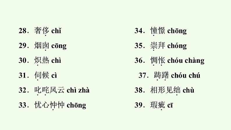 易读错字词集锦 课件（52张PPT）第7页