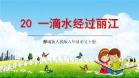 初中语文人教部编版八年级下册20*一滴水经过丽江教学课件ppt