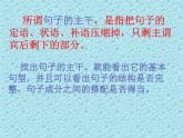 《句子的主干》 课件