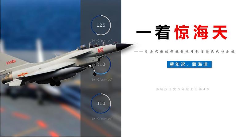 第4课《一着惊海天》 课件——  八年级上册部编版01