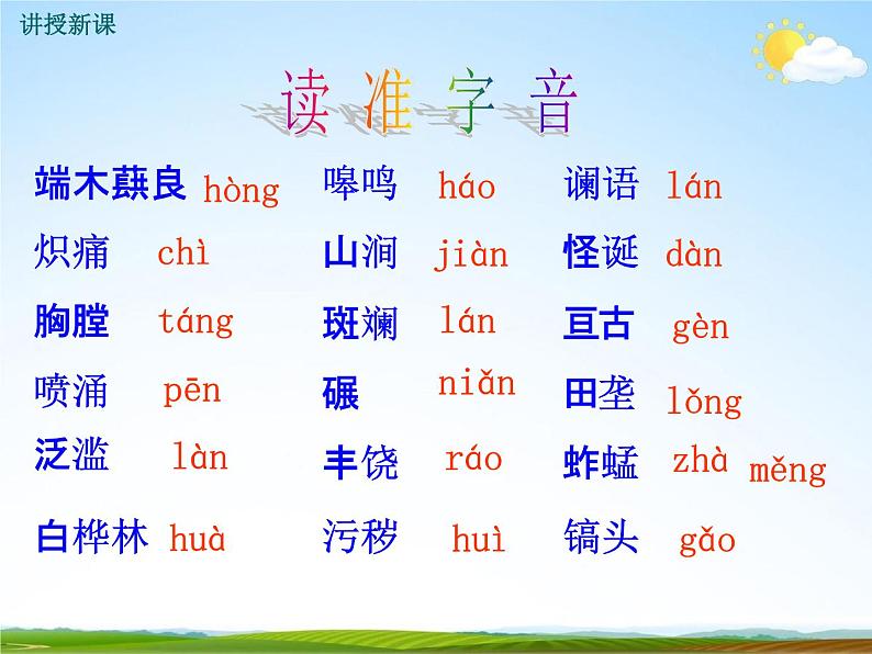 人教部编版七年级语文下册《土地的誓言》精品教学课件PPT初一优秀课件306