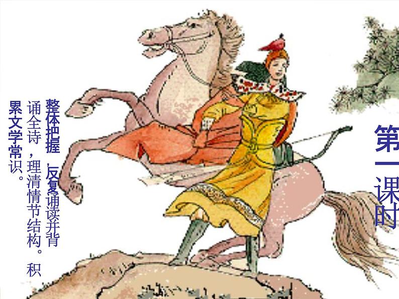 人教部编版七年级语文下册《木兰诗》精品教学课件PPT初一优秀公开课304