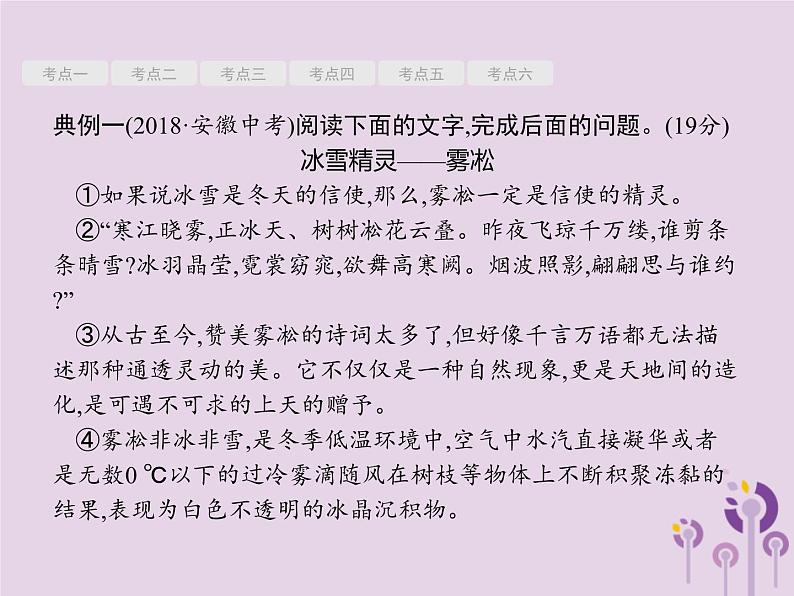 课标通用中考语文总复习第2部分专题2说明文阅读第1节说明文阅读一课件20190405118902