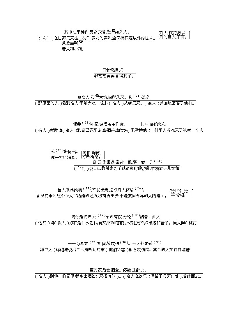 八、《桃花源记》 教案02