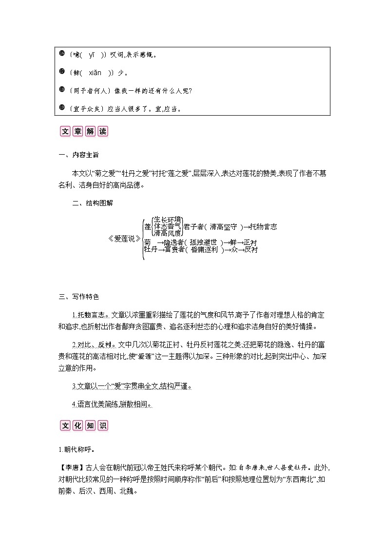 三、《爱莲说》 教案03