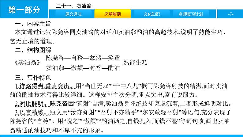 二十一、卖油翁 课件07