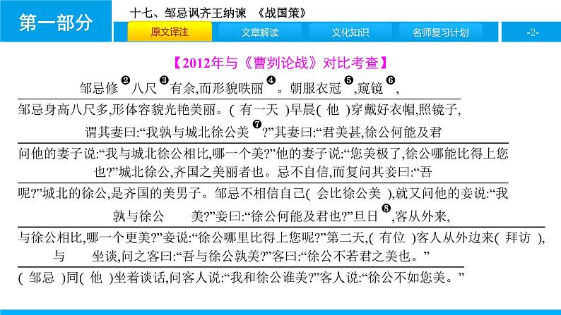 十七、邹忌讽齐王纳谏 课件02