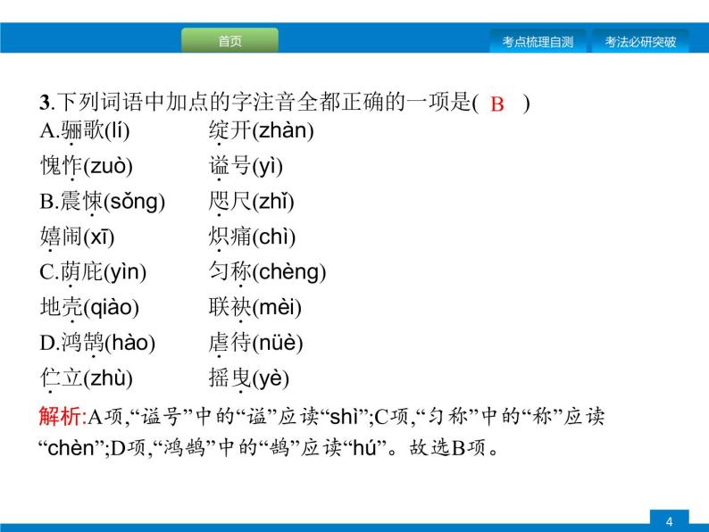 专题一　字音、字形04