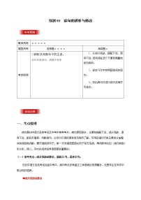 预测03  病句的辨析与修改-【临门一脚】2021年中考语文三轮冲刺过关