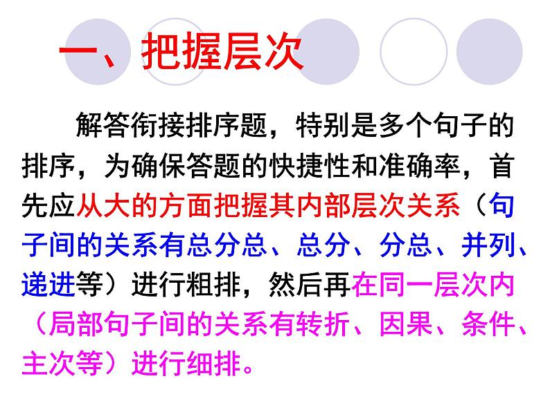专题07：句子的衔接与排序-2021年中考语文一轮复习专题培优课件06