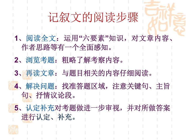专题14：记叙文阅读-2021年中考语文一轮复习专题培优课件07
