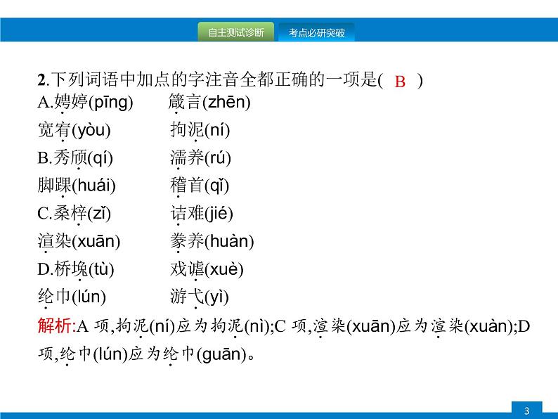 专题一　字音、字形03