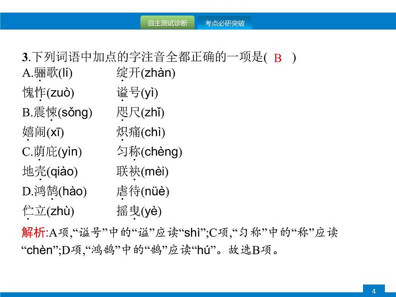 专题一　字音、字形04