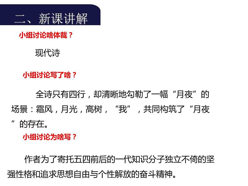 人教版语文九年级下册第一单元3《短诗五首》课件PPT05