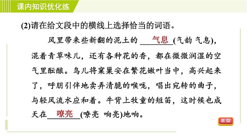 人教部编版语文七年级上册课件1. 春第8页