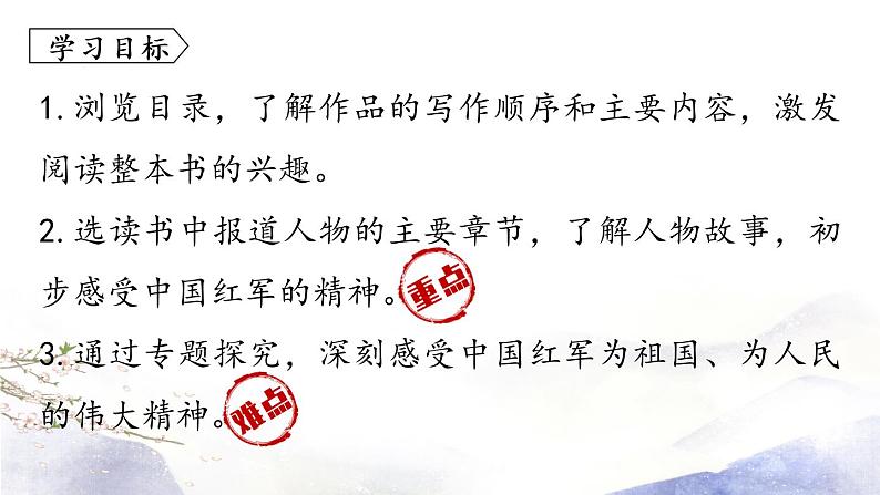 第3单元 名著导读：红星照耀中国 课件 2021--2022学年部编版八年级语文上册08