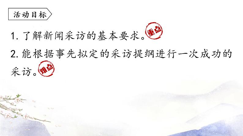 第1单元 任务二  新闻采访 课件 2021--2022学年部编版八年级语文上册04