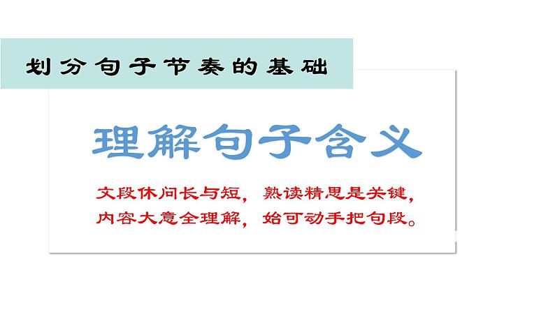 初中文言文句子节奏划分 课件06