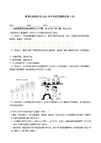 黑龙江省绥化市2021年中考语文模拟试卷（五）（含答案）