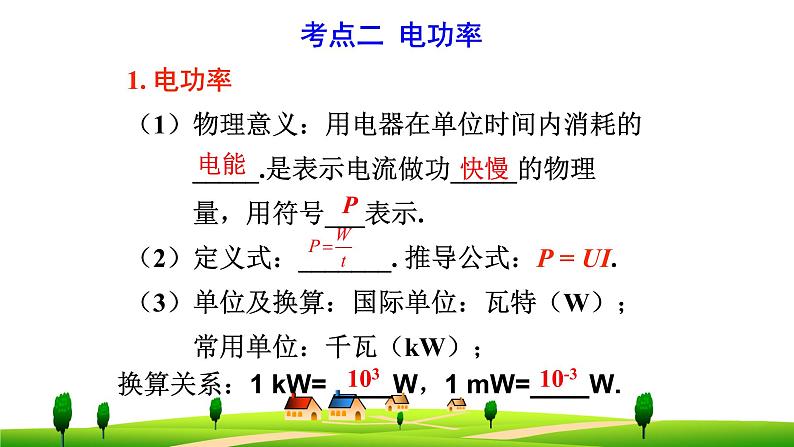 第十八章  电功率--复习课件06