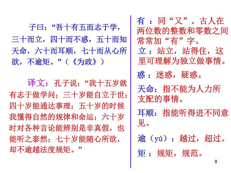 人教部编语文七年级上 《论语》十二章7 课件第8页