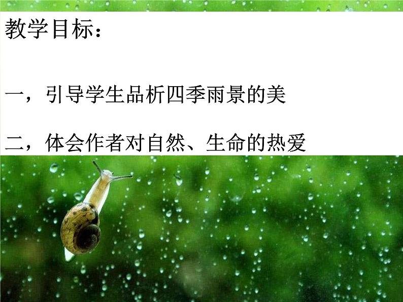 人教部编语文七年级上 雨的四季3 课件02