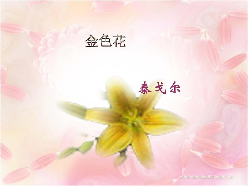 人教部编语文七年级上 金色花6 课件第3页