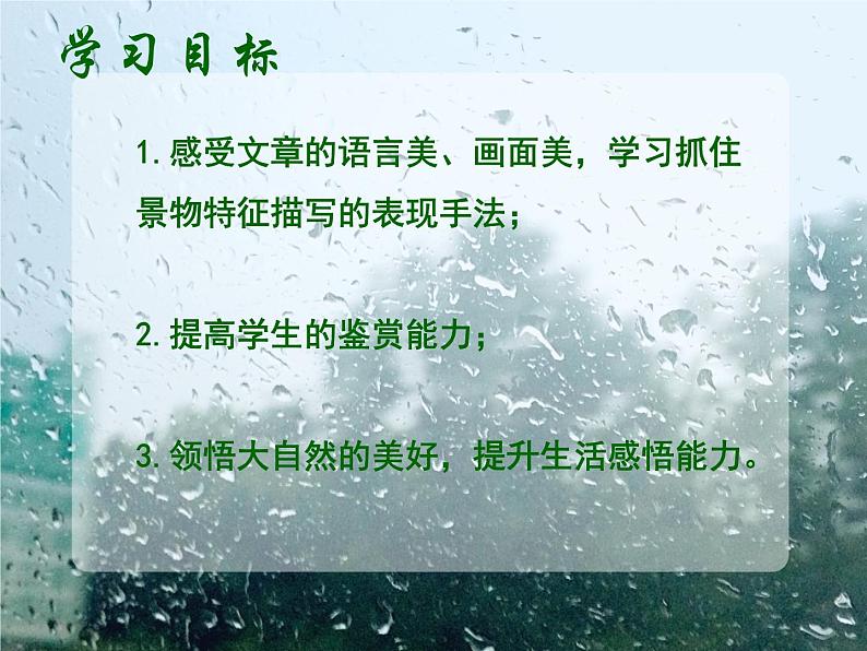 人教部编语文七年级上 雨的四季5 课件第3页