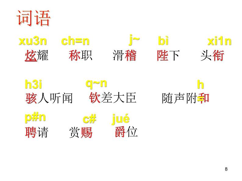 人教部编语文七年级上 皇帝的新装1 课件第8页