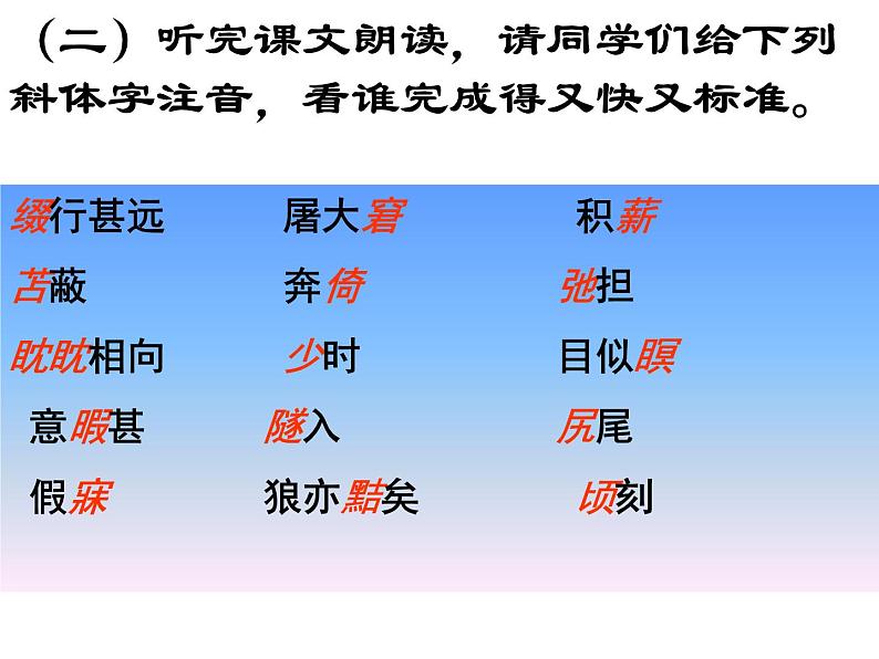 人教部编语文七年级上 狼7 课件05