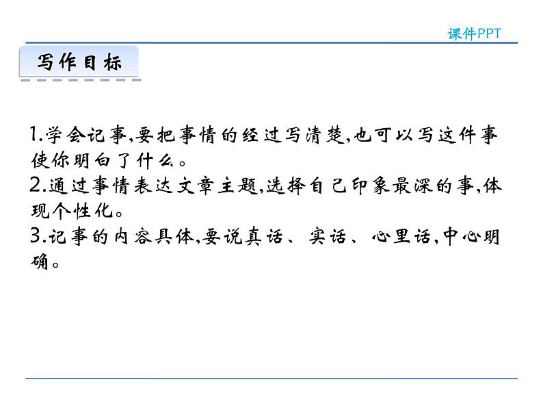 人教部编语文七年级上 第二单元写作 课件03