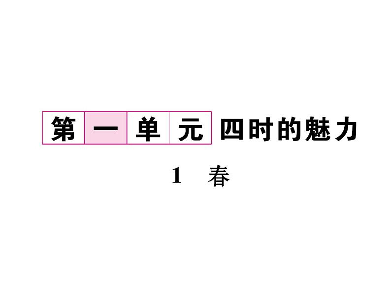 人教部编七年级语文上册名师课件：1 春 (共28张PPT)02