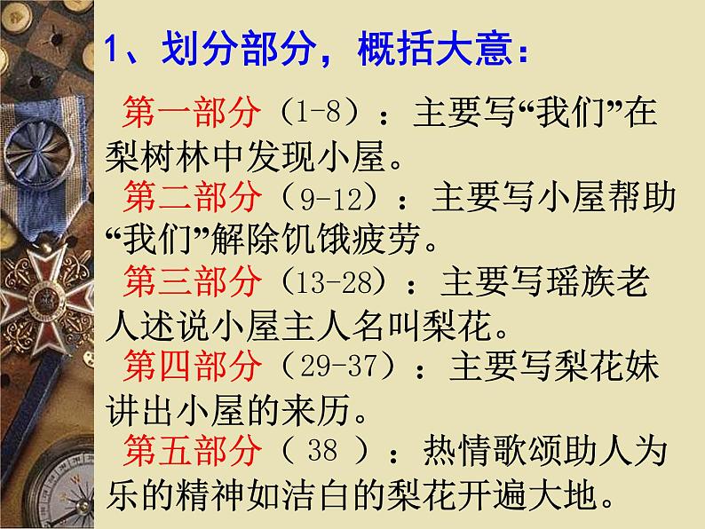 部编版语文七年级下册驿路梨花  5 课件第6页