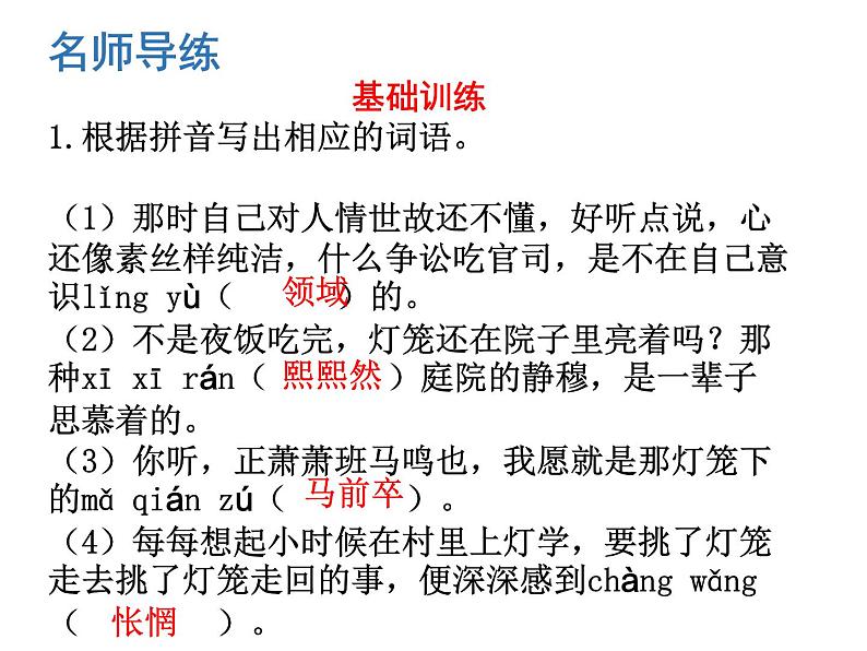人教部编版语文八年级下册4课《灯笼》课件 (共31张PPT)第8页