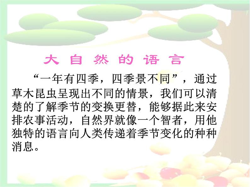 人教部编版语文八年级下册5《大自然的语言》ppt优秀课件第7页