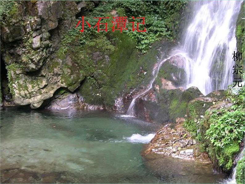 人教部编版语文八年级下册10《小石潭记》精品ppt课件01