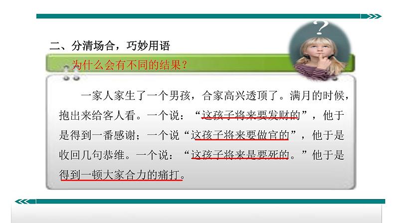 人教部编语文八年级上 表达得体 课件07