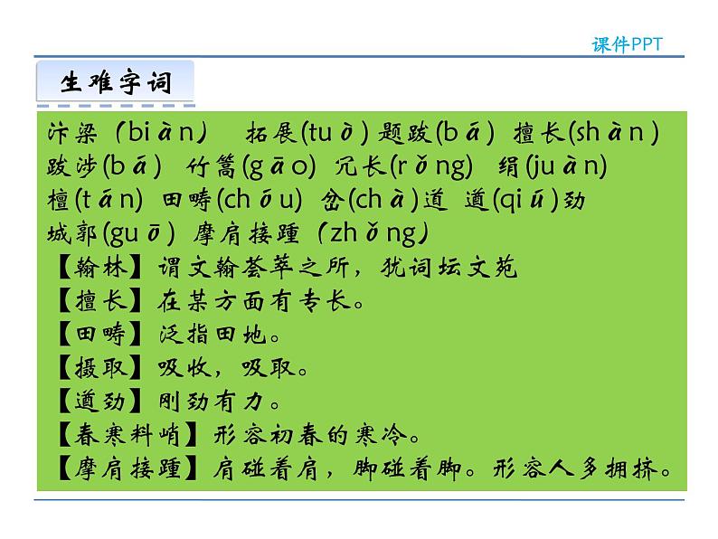 人教部编语文八年级上 20  梦回繁华 课件05