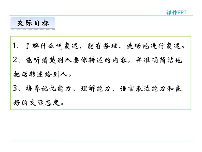 人教部编语文八年级上 第五单元  口语交际   复述与转述 课件02