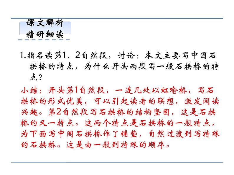 人教部编语文八年级上 17  中国石拱桥  第二课时 课件04