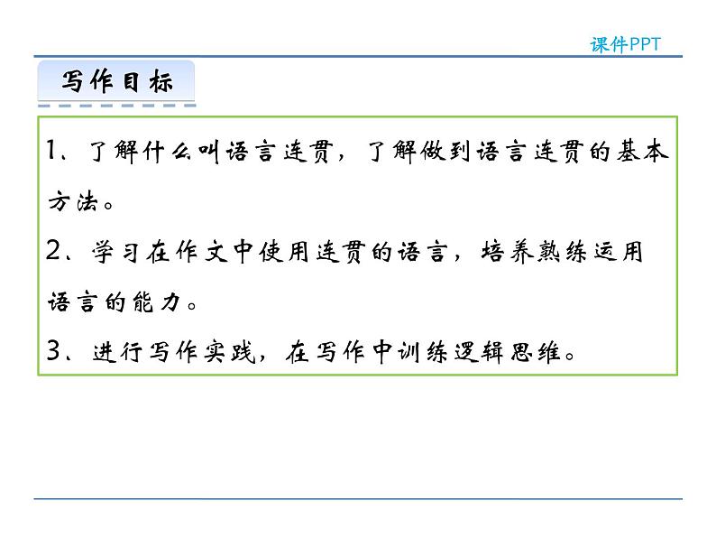 人教部编语文八年级上 第四单元 写作  语言要连贯 课件02