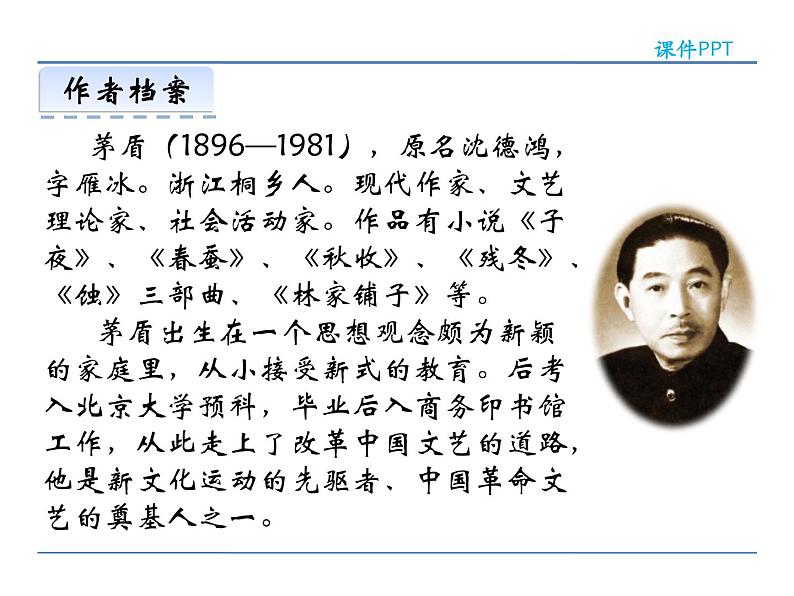 人教部编语文八年级上 14  白杨礼赞 课件04