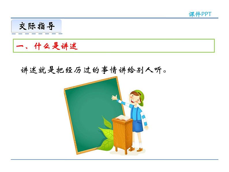 人教部编语文八年级上 第一单元  口语交际  讲述 课件04