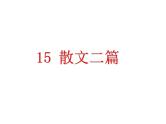 人教部编语文八年级上 15.散文二篇 （共47张PPT） 课件