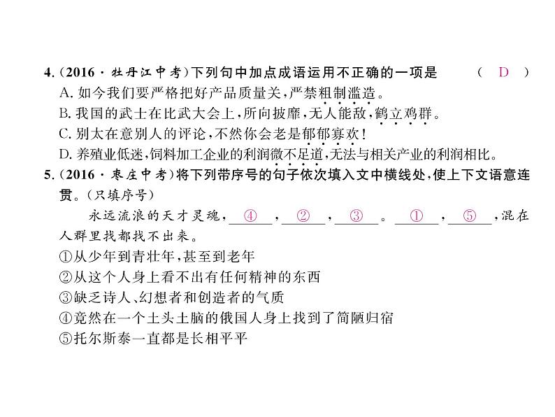 人教部编语文八年级上 名师课件7 列夫-托尔斯泰 （共18张PPT）06