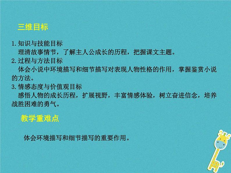 人教部编语文九年级上第16课-孤独之旅ppt教学课件第3页