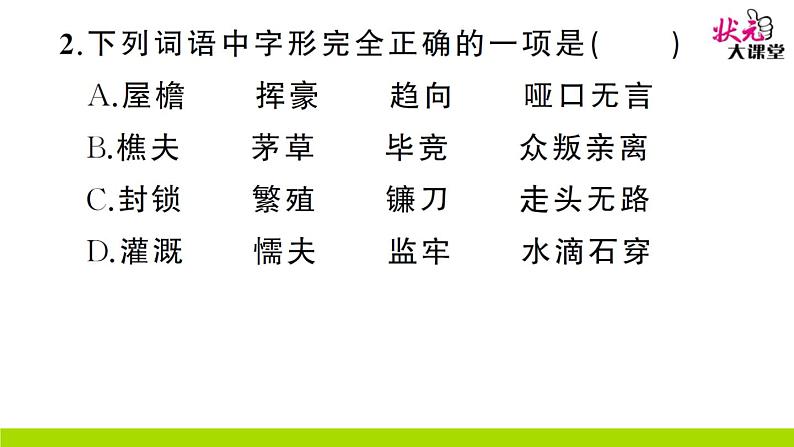人教部编语文九年级上20 创造宣言 作业课件第3页
