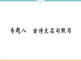 人教部编语文九年级上专题八